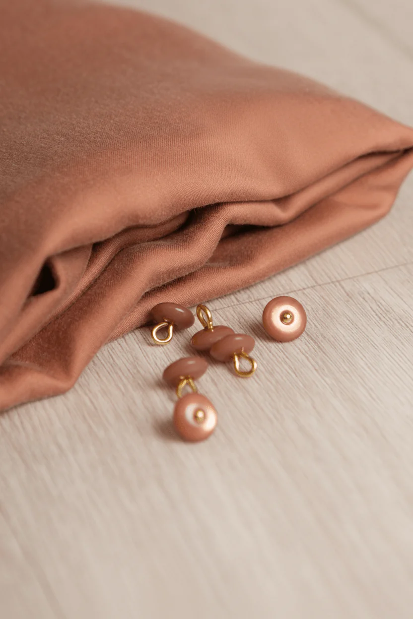 Bouton à coudre en nacre Wink Glossy 10 mm - Plusieurs couleurs - Image 5