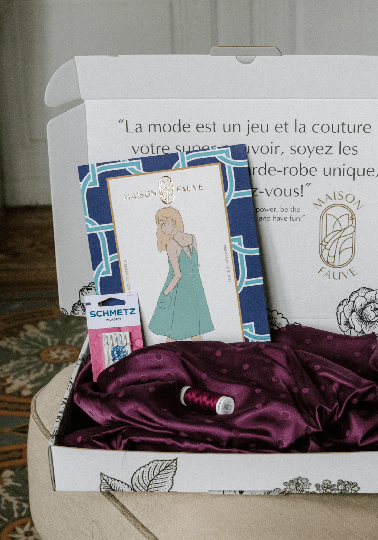 Box couture nuisette Saint-Valentin - Patron Paola et Jacquard Lucente - Image 12