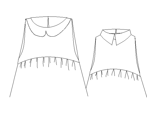 Patron couture blouse, top Panama / PDF (A4, A3, A0, US Letter) - Cadres, Calques par Taille, Vidéoprojection - Image 3