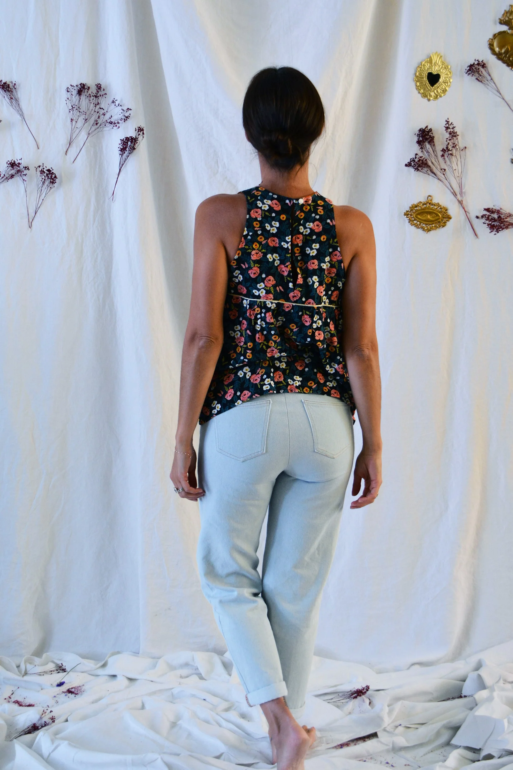 Patron couture blouse, top Panama / PDF (A4, A3, A0, US Letter) - Cadres, Calques par Taille, Vidéoprojection - Image 5