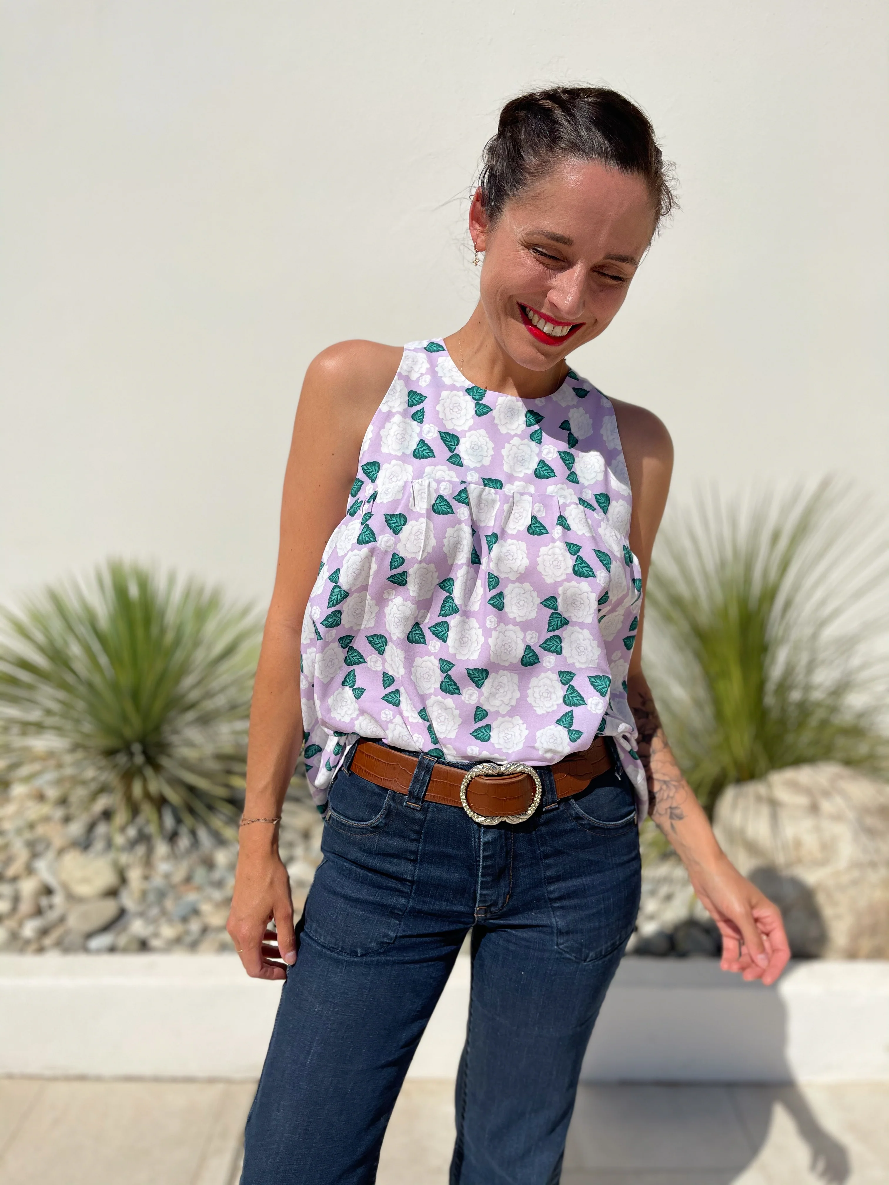 Patron couture blouse, top Panama / PDF (A4, A3, A0, US Letter) - Cadres, Calques par Taille, Vidéoprojection - Image 7