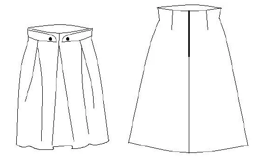 Patron couture jupe Suzie / PDF (A4, A3, A0, US Letter) - Cadres, Calques par Taille, Vidéoprojection - Image 2