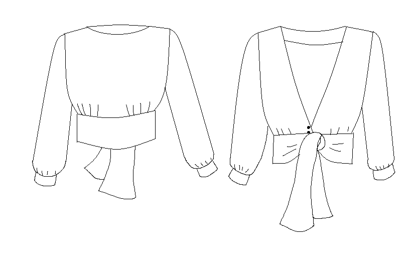 Patron couture robe, blouse Sierra / PDF (A4, A3, A0, US Letter) - Cadres, Calques par Taille, Vidéoprojection - Image 2