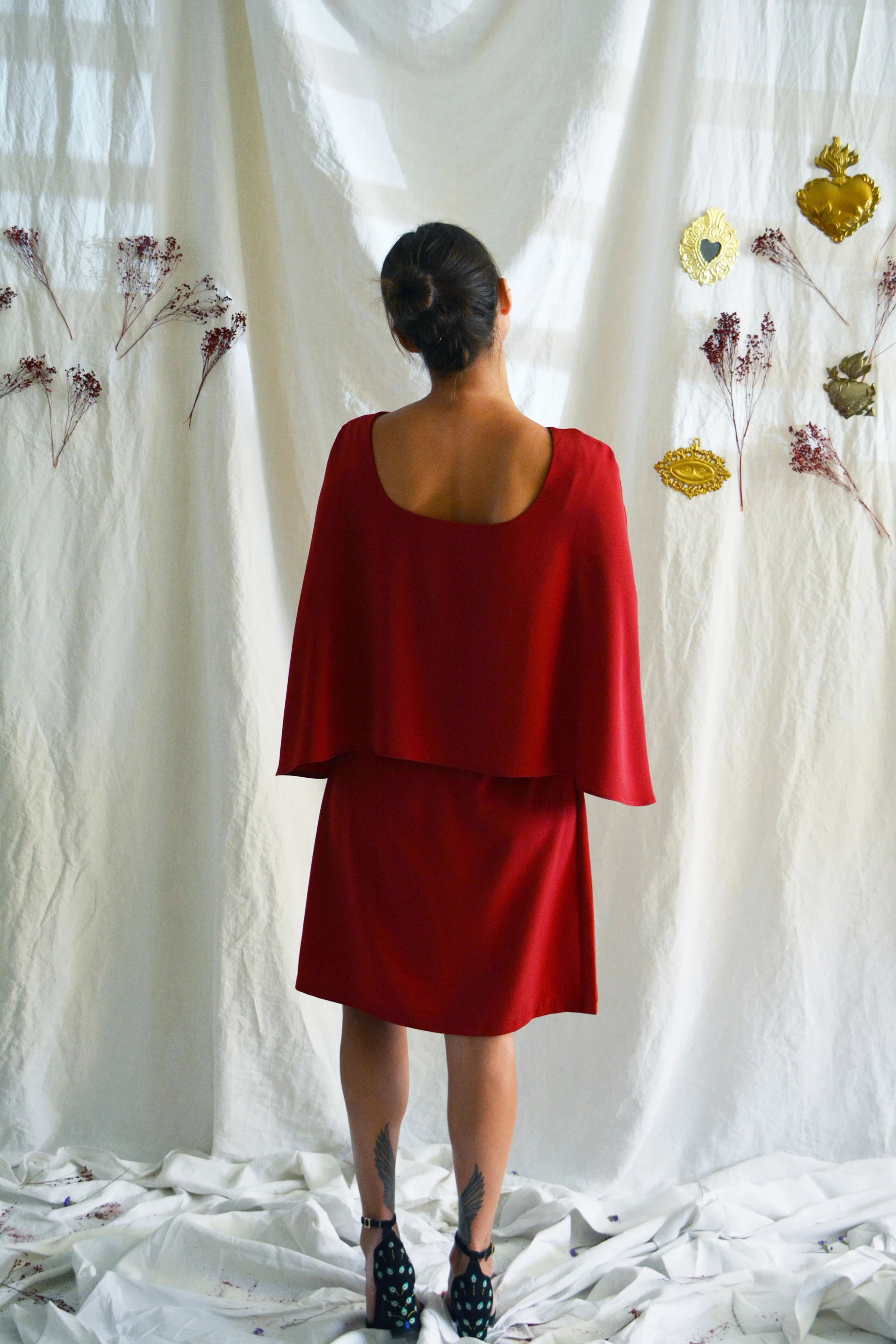 Patron couture robe cape Bonnie / PDF (A4, A3, A0, US Letter) - Cadres, Calques par Taille, Vidéoprojection - Image 13