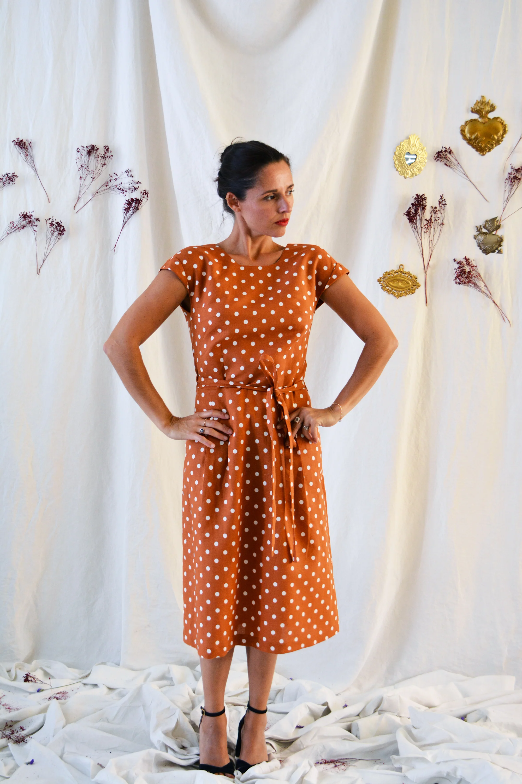 Patron couture robe, top Leaf / PDF (A4, A3, A0, US Letter) – Tailles 34 à 56 – Cadres, Calques par Taille, Vidéoprojection - Image 5