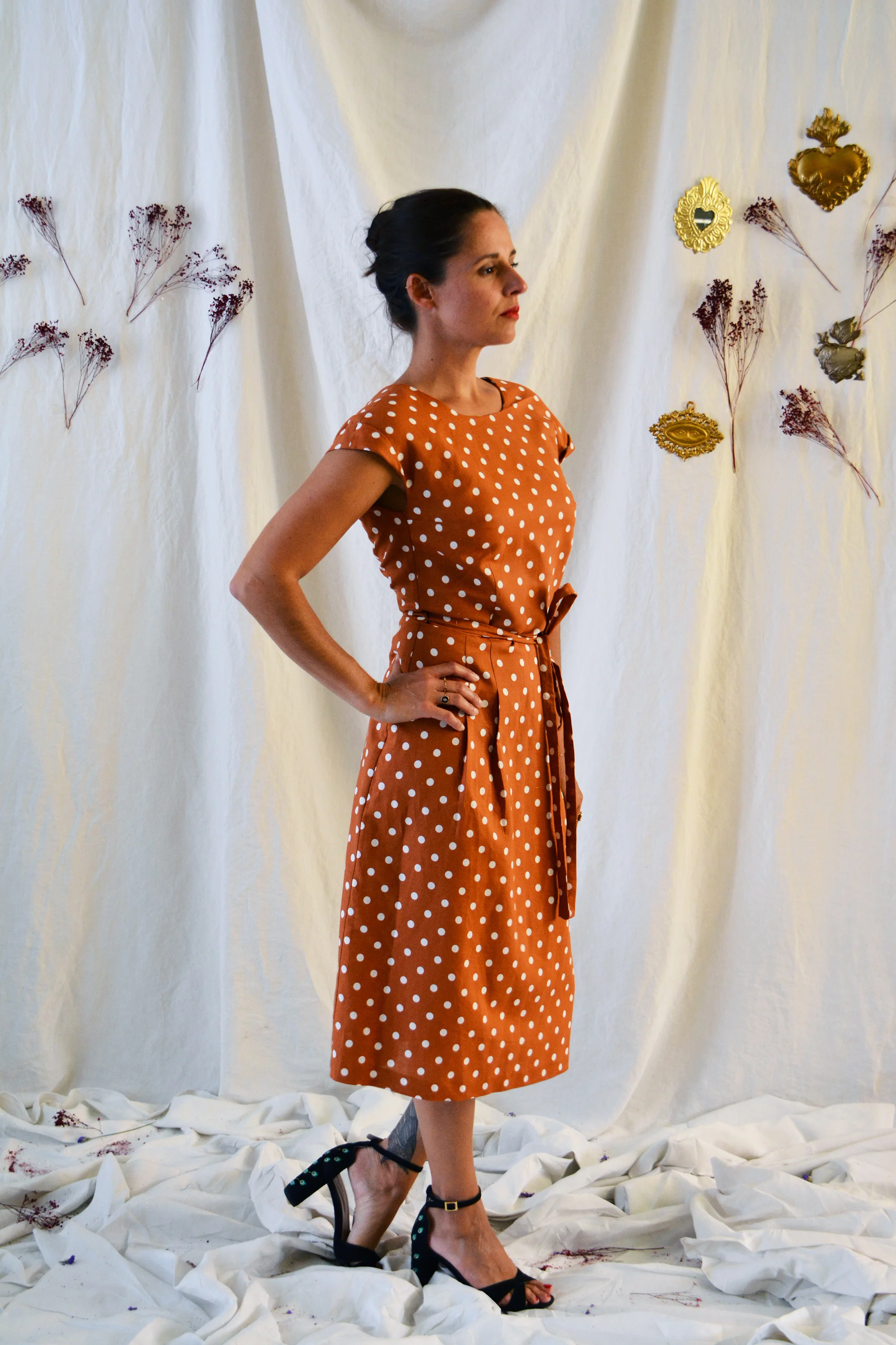 Patron couture robe, top Leaf / PDF (A4, A3, A0, US Letter) – Tailles 34 à 56 – Cadres, Calques par Taille, Vidéoprojection - Image 7