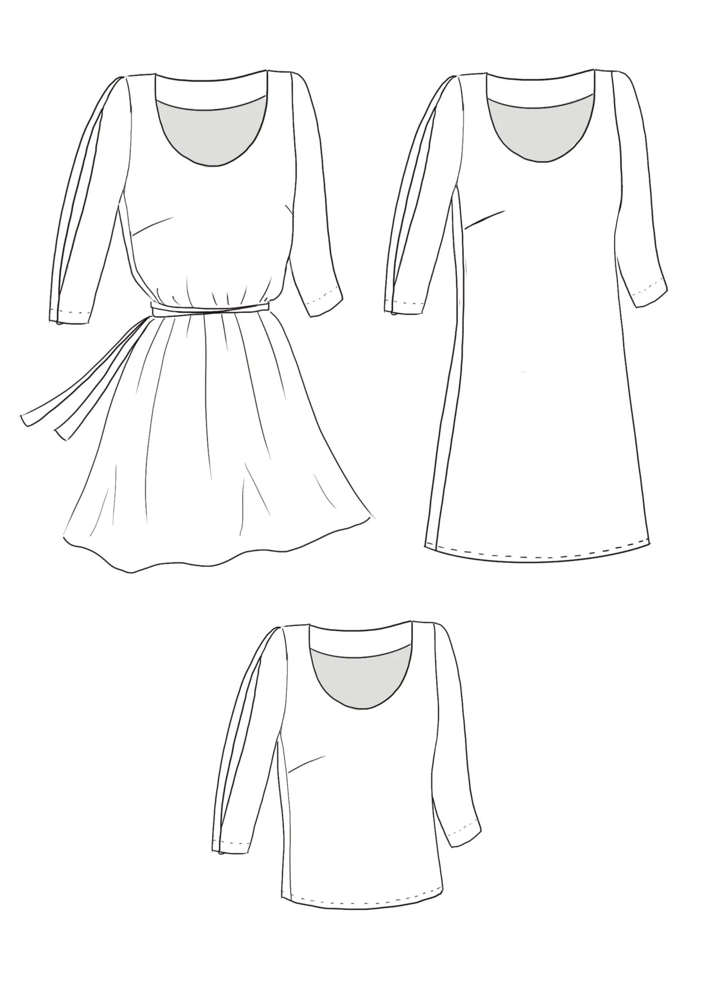 Patron robe, top Niki / Patron pochette - Image 3