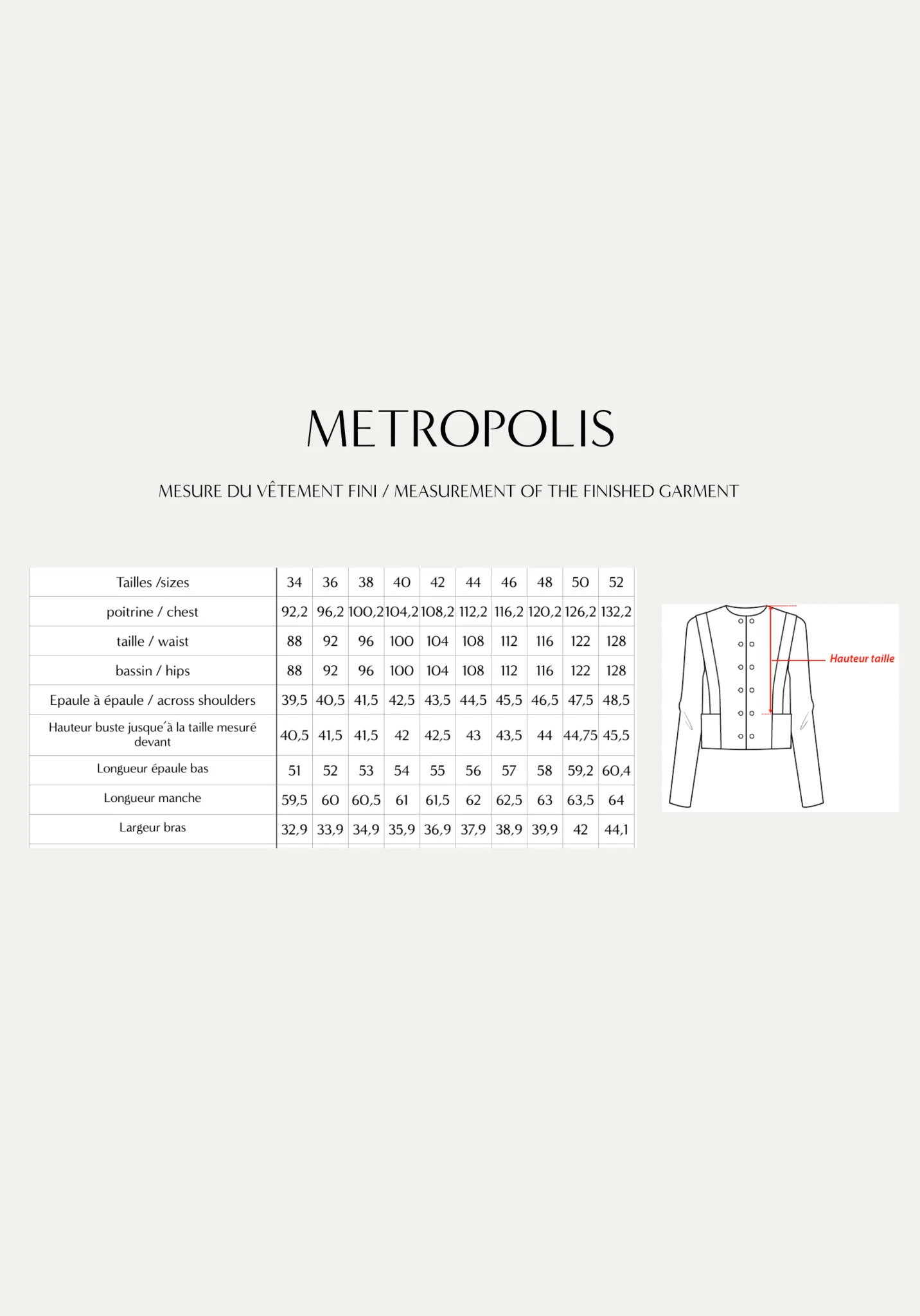 Patron couture veste Metropolis / Patron pochette - Image 4