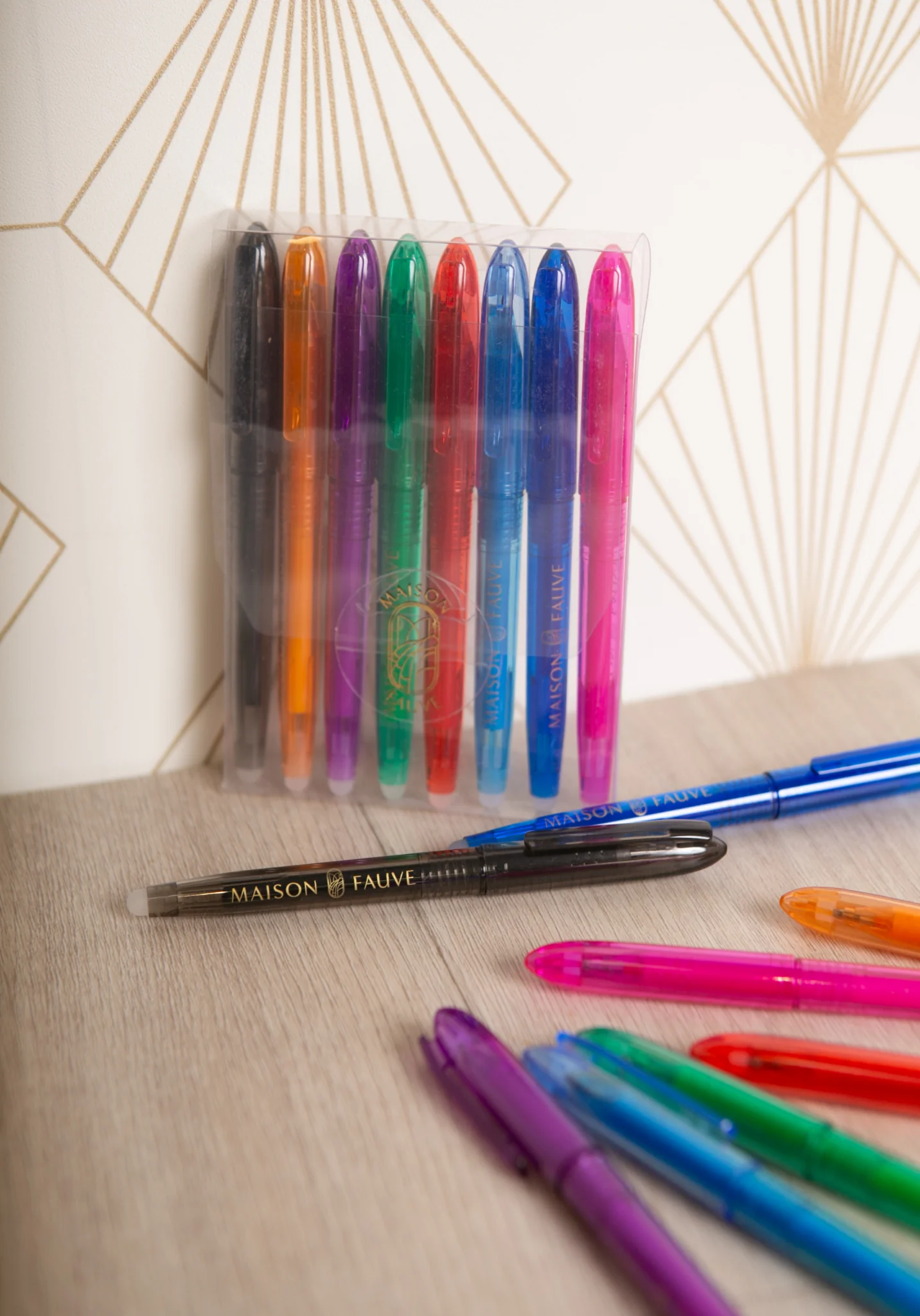 Set de 8 Stylos Effaçables Maison Fauve - Image 2