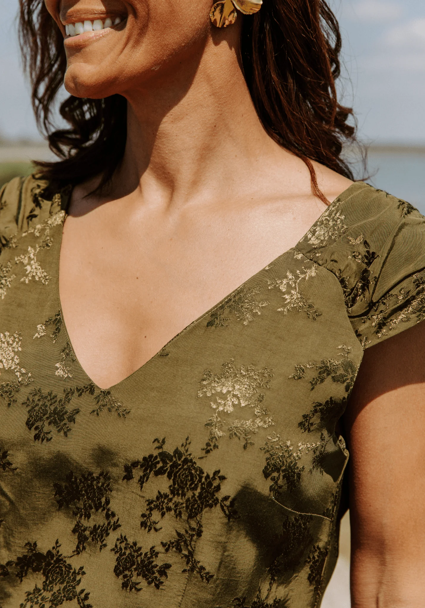 Tissu jacquard de viscose Poésie - Plusieurs couleurs - Image 35