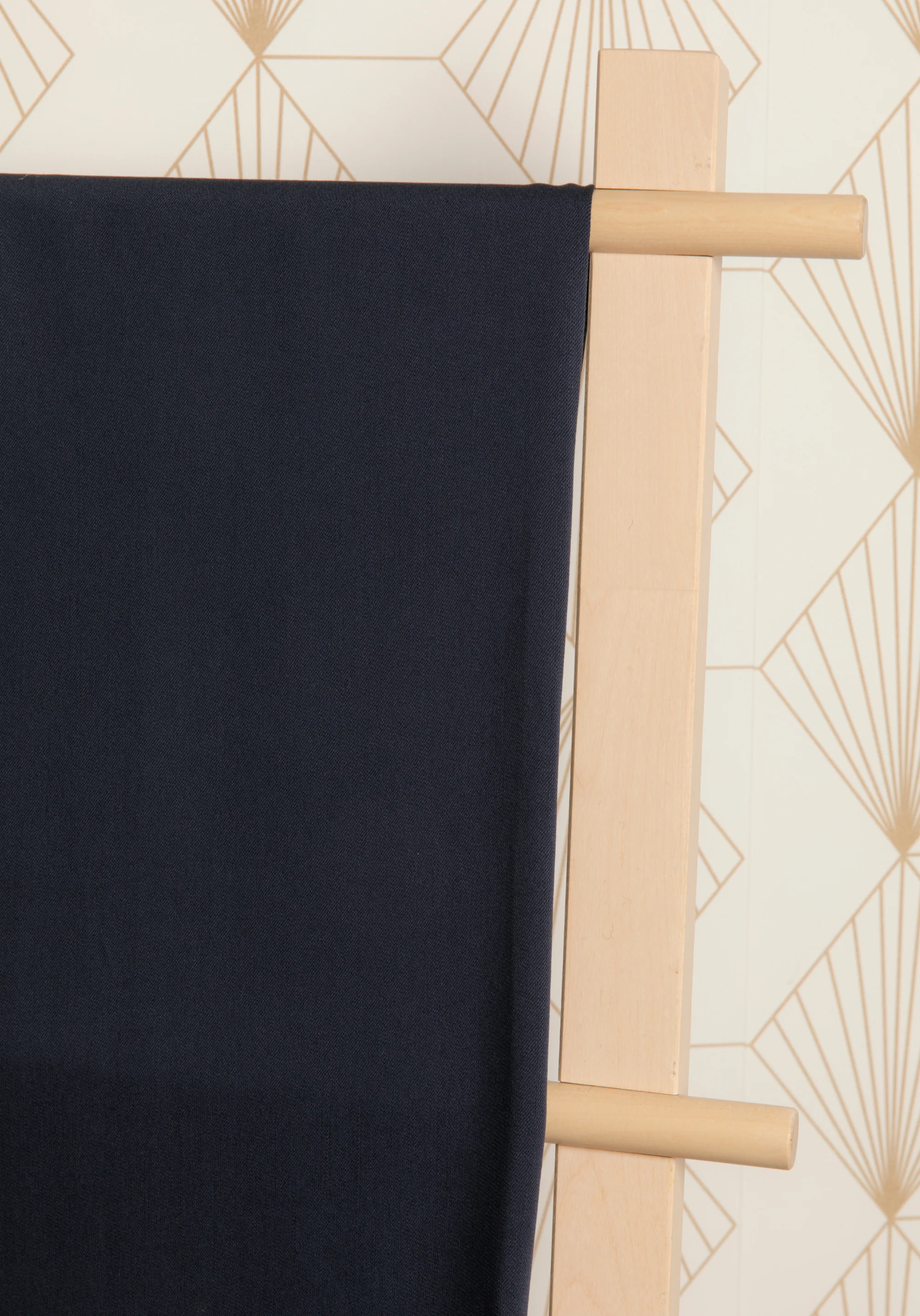 Tissu sergé de viscose uni - Plusieurs coloris - Image 45