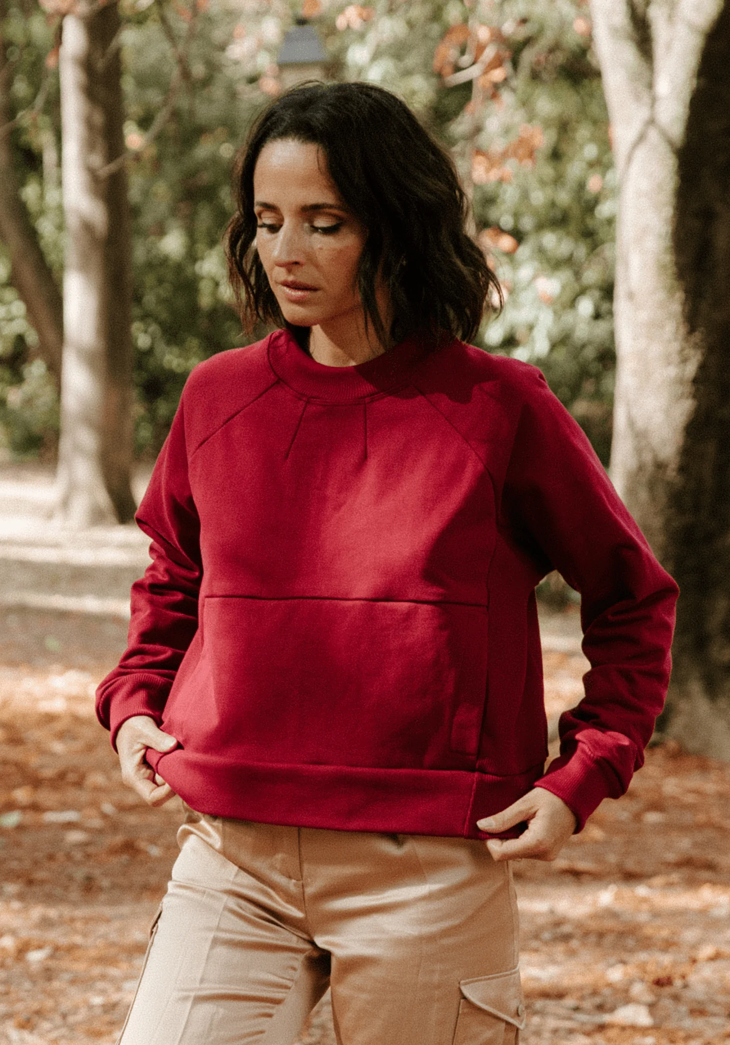 Tissu sweat French Terry - Coloris Cumin - Image 10
