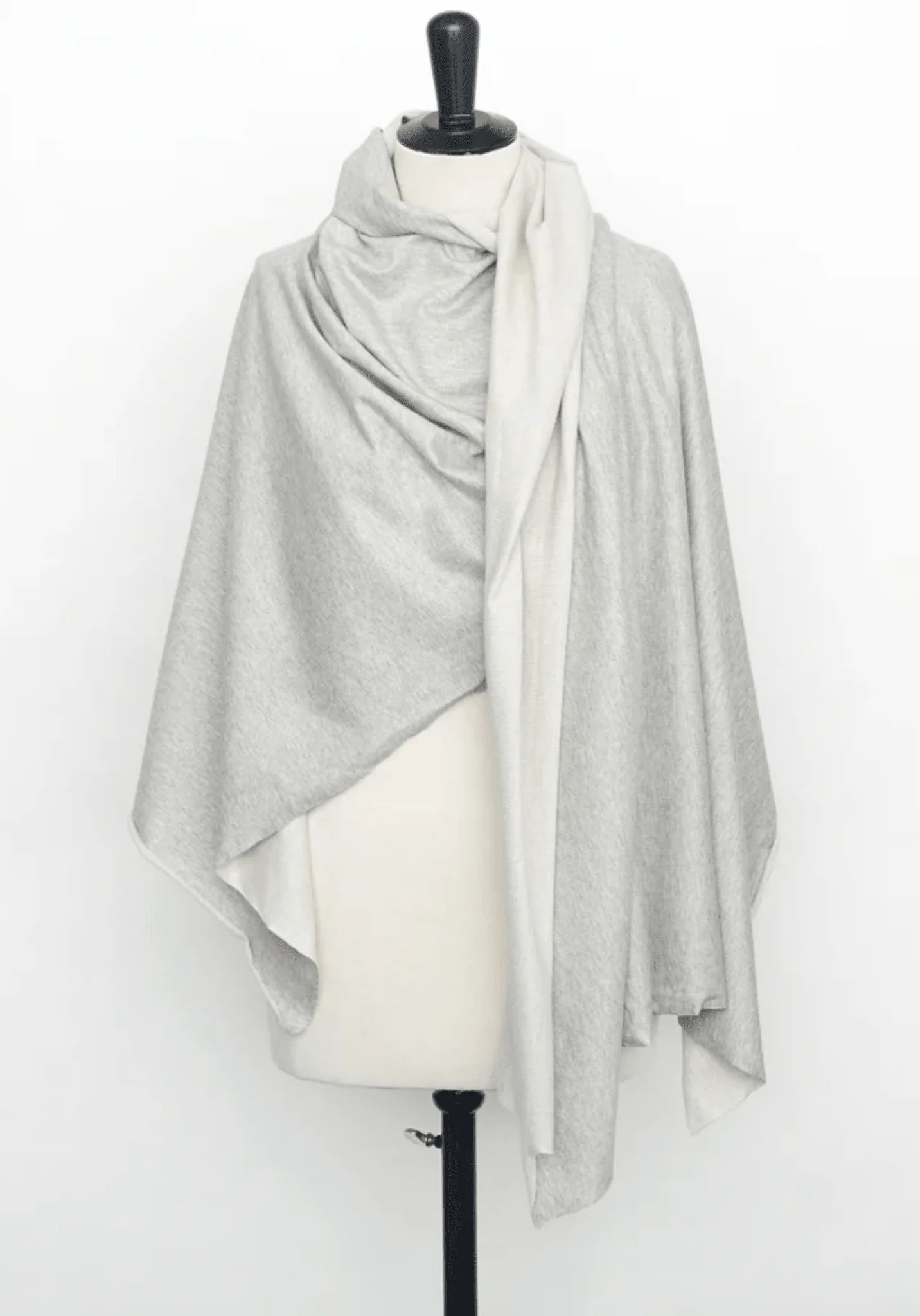 Tissu sweat léger Jersey gris - Felpa - Image 3